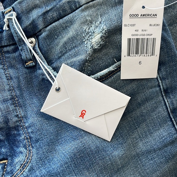 NEW Good American Good Legs Crop Skinny Jeans - Picture 8 of 11